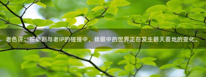闪亮的西瓜 在线：老色评：在新剧与老IP的碰撞中，我眼中的世界正在发生翻天覆地的变化。