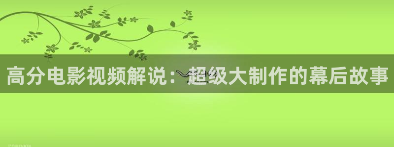 西瓜片子是什么：高分电影视频解说：超级大制作的幕后故事